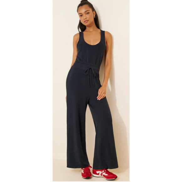 Daily Practice By Anthropologie The Reflection Wide-leg Jumpsuit In Gray Size M - Picture 1 of 5